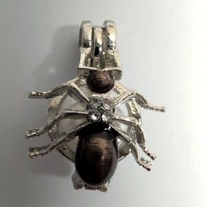 Spider Pearl Caged Pendant